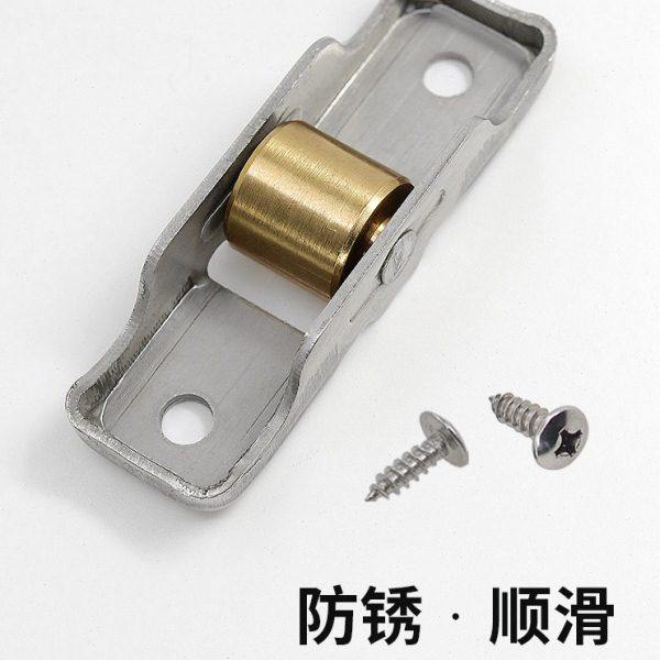 4个装 不锈钢单铜滑轮老式88型塑钢窗户滑轮移门轨道滚轮推拉窗轮,基础建材,滑轮,淘宝优惠券,粉丝福利购,淘宝优惠卷