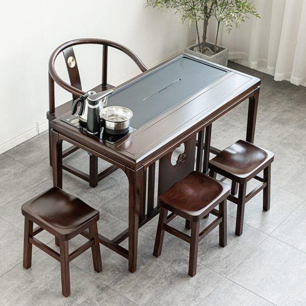 新中式功夫茶桌实木现代简约家用茶桌椅组合客厅办公禅意小茶台,住宅家具,家用茶台/茶桌,淘宝优惠券,粉丝福利购,淘宝优惠卷