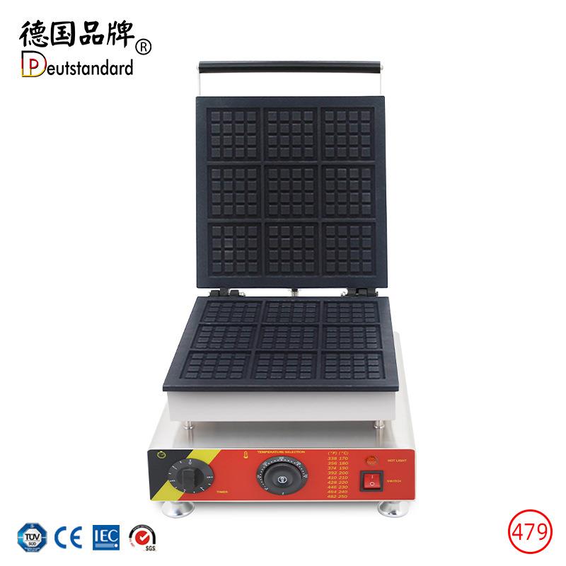 新动力商用格子饼机华夫炉,9格华夫饼机,waffle iron,华夫炉