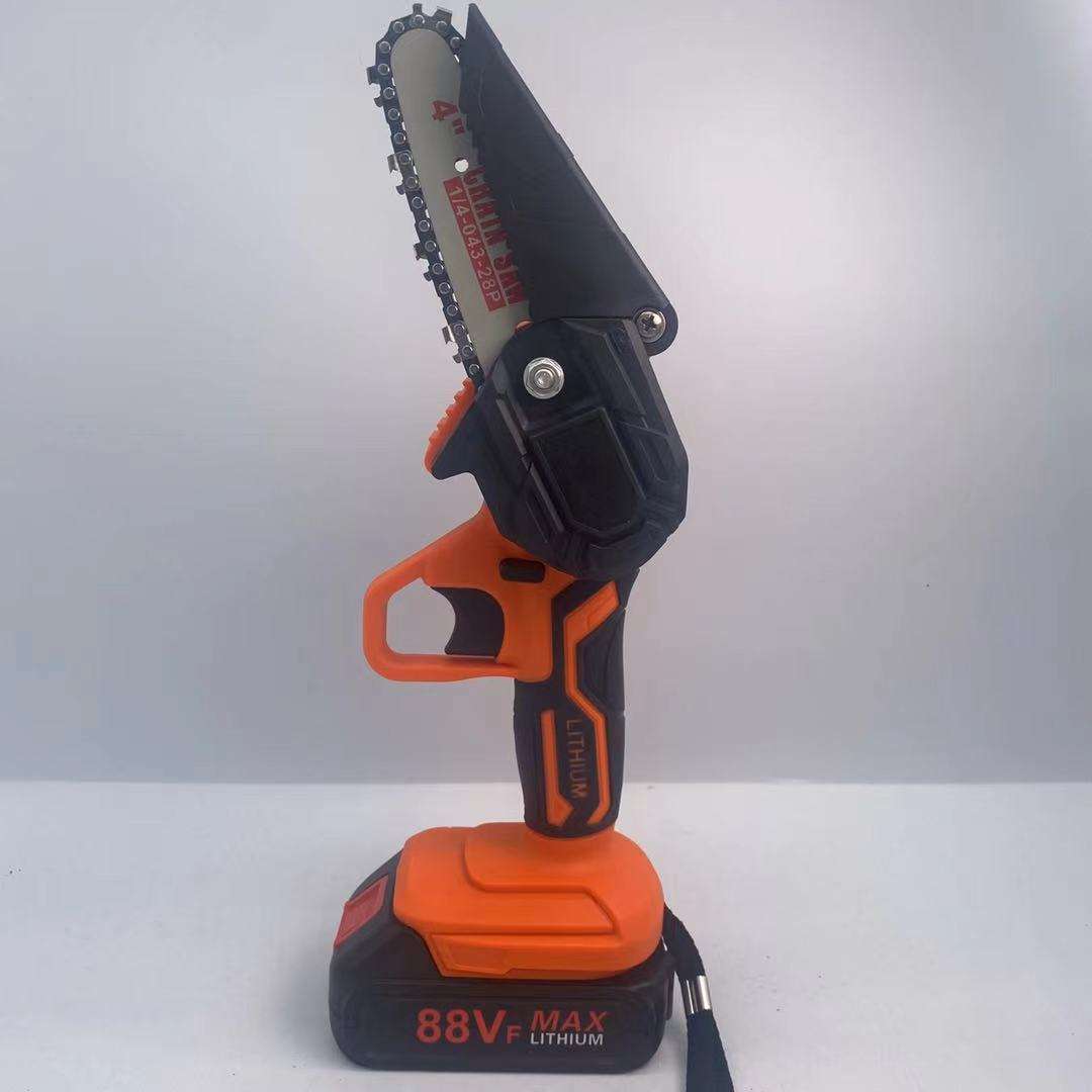 4寸迷你锯电锯家用小型手持锯充电式锂电手电锯户外伐木锯木神器