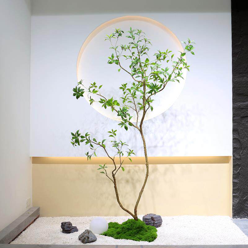 马醉木仿真绿植造景假植物装饰室内简约落地景观橱窗角落装饰树