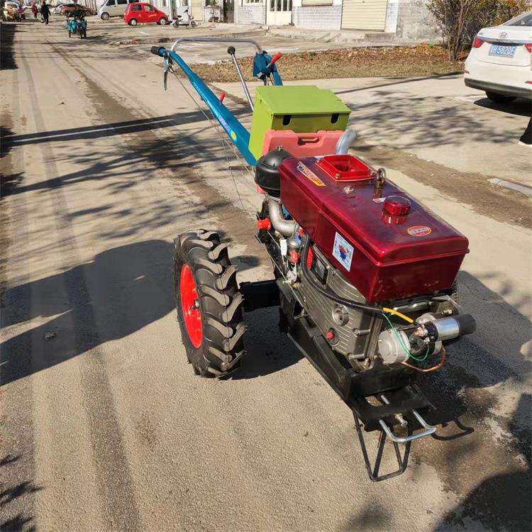 小型松土旋耕机 手扶式农用拖拉机 农田大棚耕田机