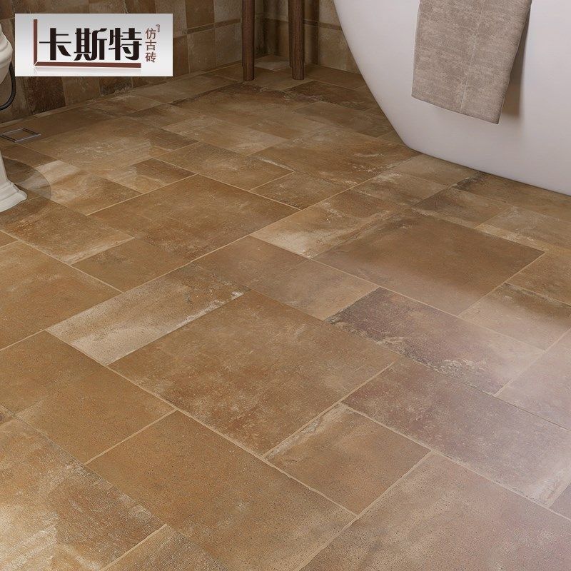 法式古堡风莱姆石k地砖厨房卫生间花砖民宿墙裙墙砖复古瓷砖咖啡