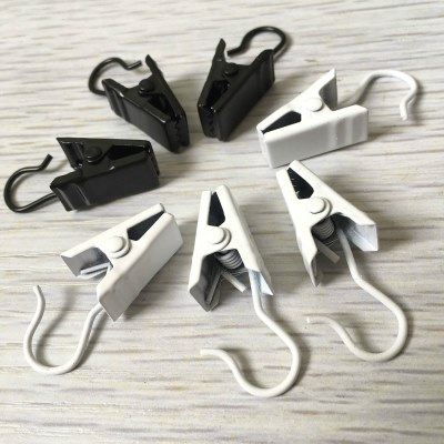窗帘夹子挂钩烤漆夹子扣环配件强力浴帘夹承重加厚夹子耐用轨道,居家布艺,窗帘扣,淘宝优惠券,粉丝福利购,淘宝优惠卷