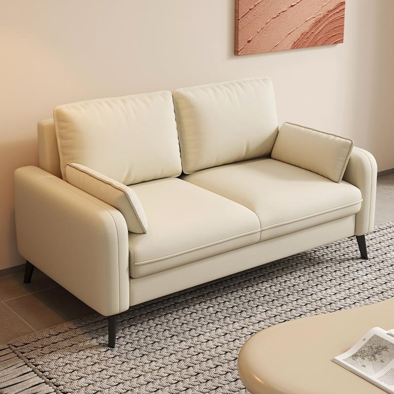 小户型双人轻奢卧室公寓出租房服装店美发店休息区小沙发简约现代