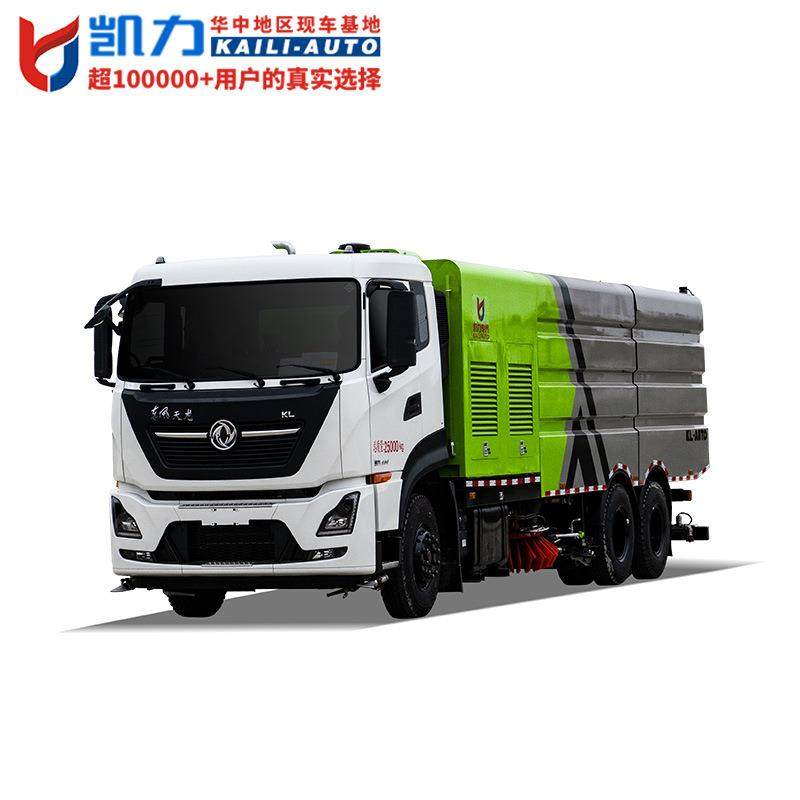 东风天龙后八轮洗扫车 10垃圾箱 12方清水箱 路面冲洗清洁吸尘