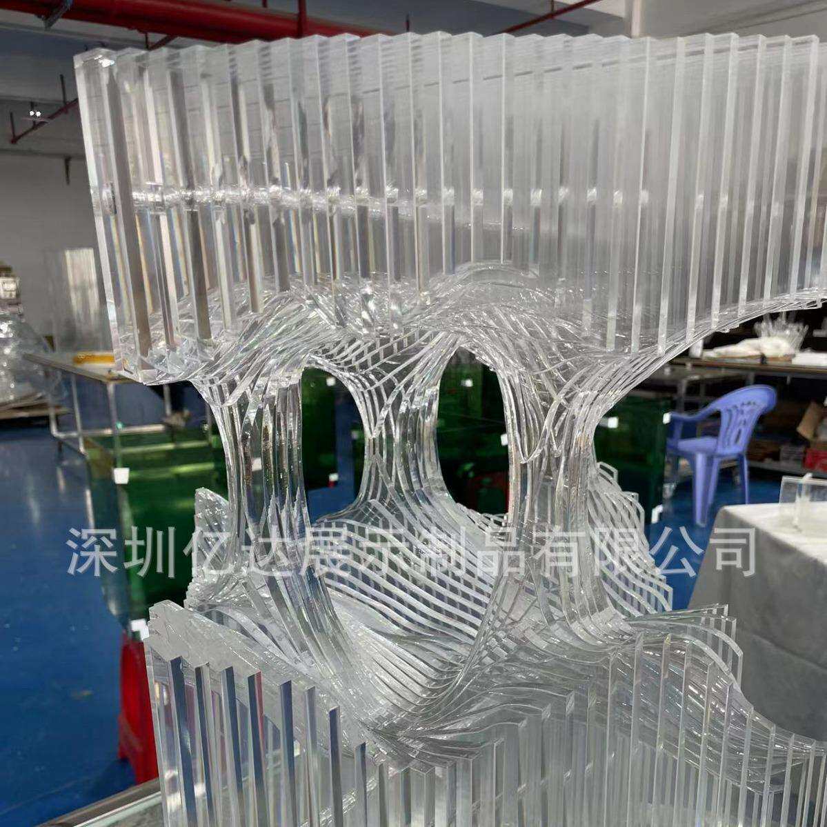 亚克力3D高级雕塑装饰模型摆件