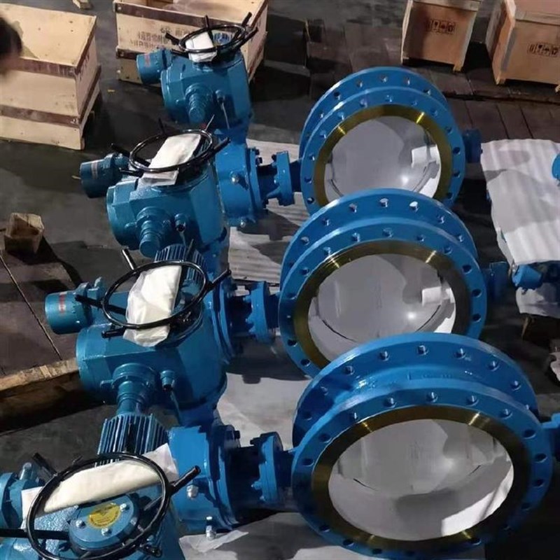 手动涡轮双向流硬碰硬旋球阀 GuWXDF3204H-40P 不锈钢法兰旋球阀