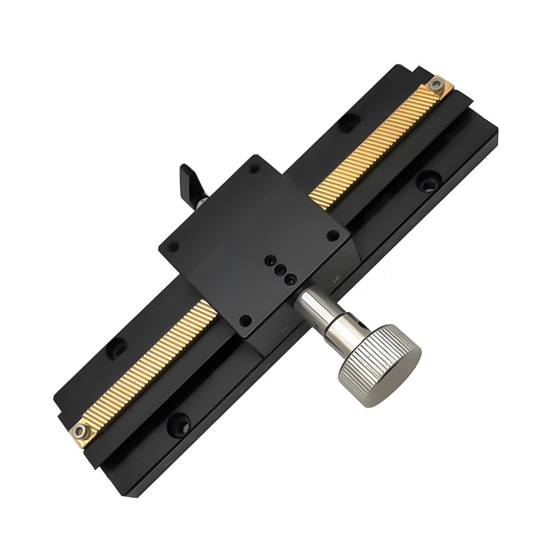 燕尾槽滑a台手动微调X轴手动位移台LWZ/LWX40/60/25-L100E-EIM02