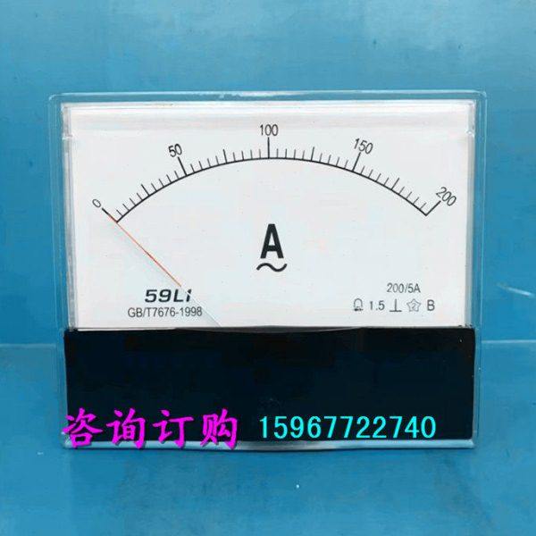 指针式励磁交流电流表59L1-2005 A 300 5 500 5电工机械表头系列
