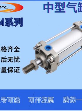 TPC中型气缸AMF/AML/AMBN40/50/63/80/100-25 50 75 100 150 200J