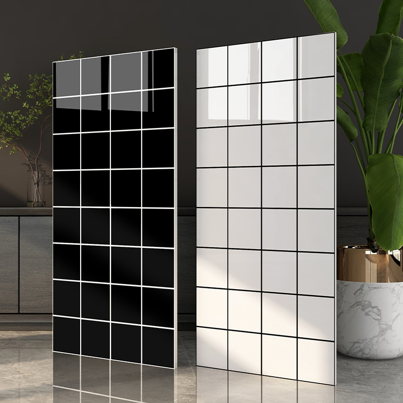 铝塑板瓷砖贴纸遮丑补洞墙面翻新装饰防水3d立体仿U大理石墙纸自