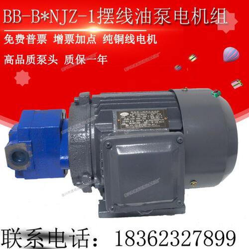 BB-B16NJZ-1/B25NJZ-1摆线齿轮油泵电机BB-B32N/B20/B40NJZ-1东高
