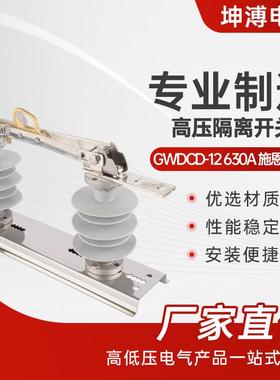 高压隔离开关GWDCD-12630A施恩喜型硅橡胶柱上极隔离刀闸开关