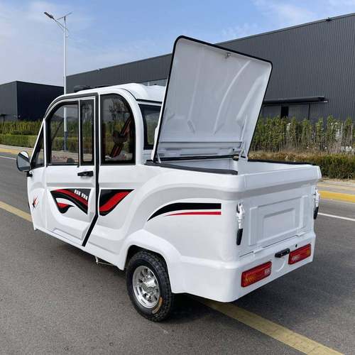 新国标可上牌小皮卡全封闭电动三轮车目录车家用载货接送学生快递