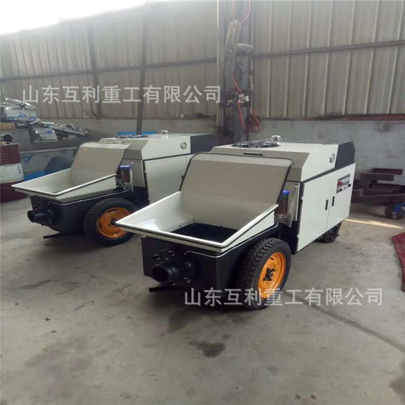 小型移动砂浆泵二次构造柱泵大颗粒泵细石浇柱泵水泥混凝土输送泵
