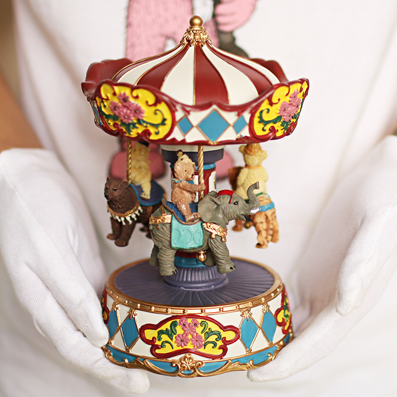 八音盒机芯发条式小女生的生日礼物女孩男孩儿童节样板Z房装饰摆