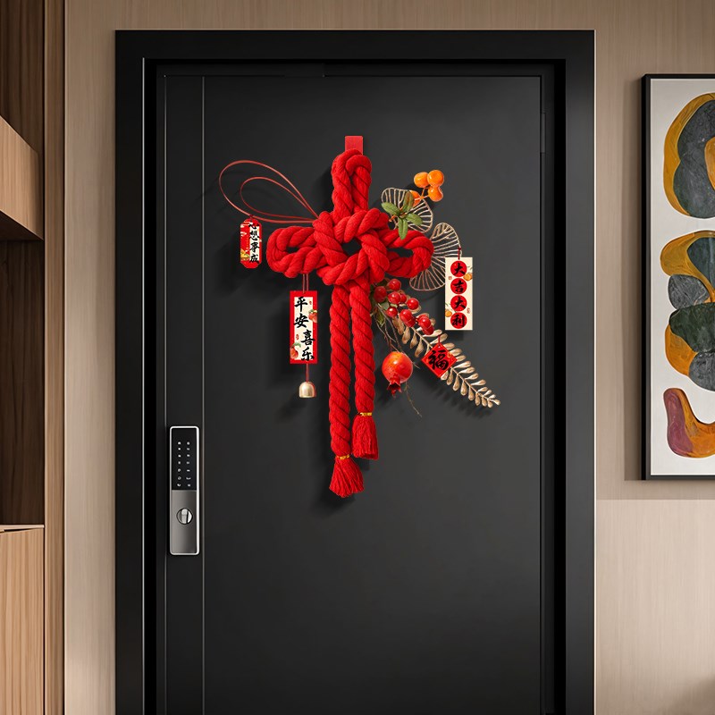 万字结2025h新款门挂蛇年挂件新年装饰品氛围布置过年贺年入户门
