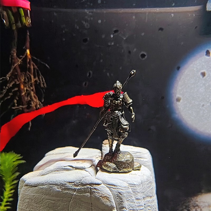 黑神话孙悟空f桌面小摆件齐天大圣斗战胜佛鱼缸造景茶宠装饰工艺