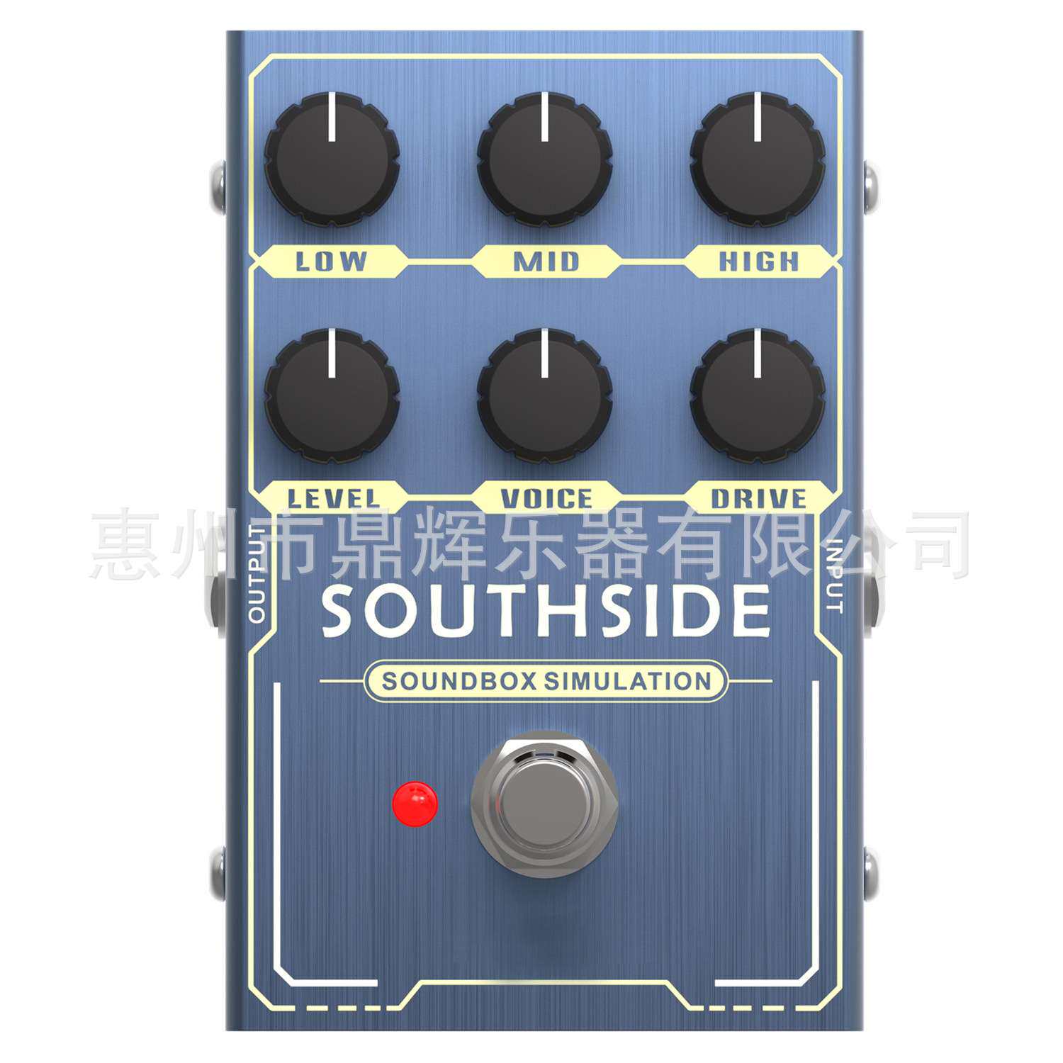 SOUTHSIDE MKⅡ音箱模拟效果器 增益失真延时过载压缩颤音效果器