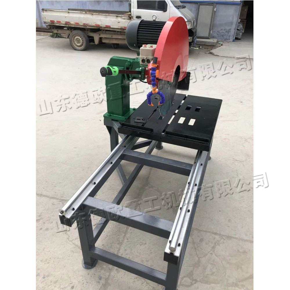 小型石材切割机 便携式混凝土制块切边机 手推金刚石锯片切割设备