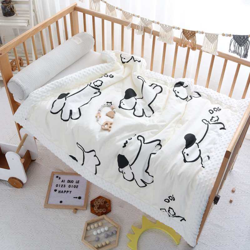 婴儿被子秋冬季安抚豆豆绒被新生儿宝宝纯棉盖毯幼儿园儿童四季被,3C数码配件,USB灯,淘宝优惠券,粉丝福利购,淘宝优惠卷