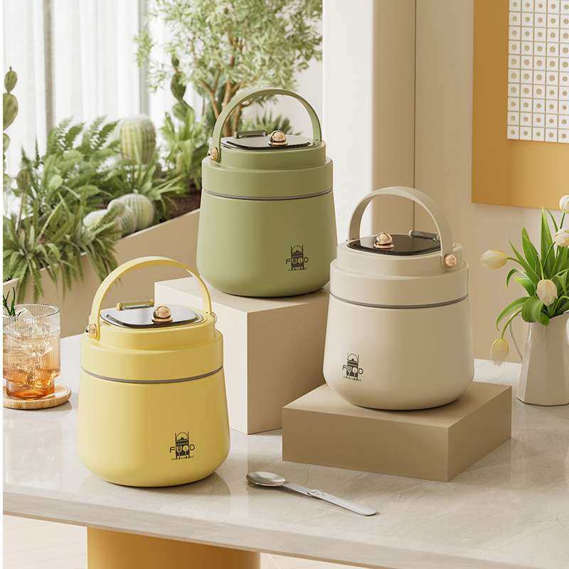 小胖墩便当盒 304不锈钢保温饭盒家用学生上班族便携饭桶真空提锅,3C数码配件,USB灯,淘宝优惠券,粉丝福利购,淘宝优惠卷