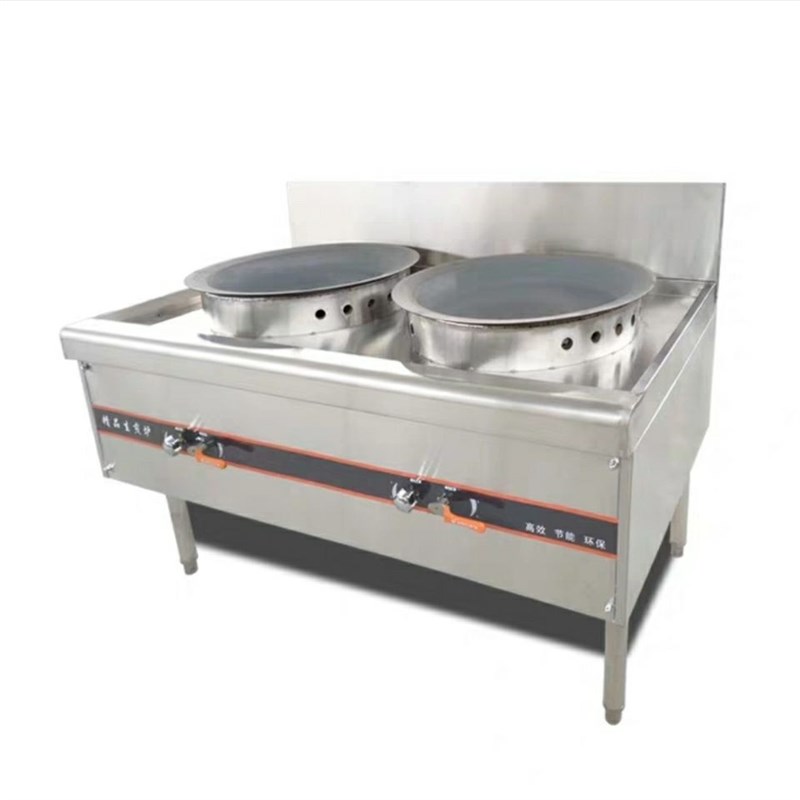 生煎炉双眼商用燃气煎包炉水煎包煎饺不锈L钢烤饼机平底铁锅锅新