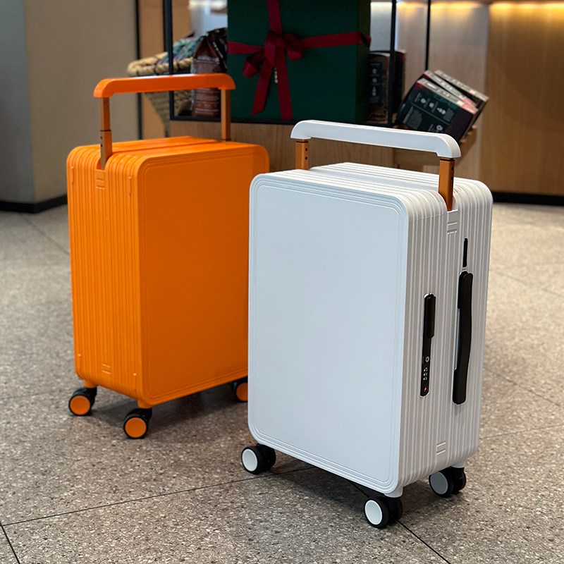中置宽拉杆行李箱20寸登机箱女24万向G轮旅行箱男26结实耐用密码