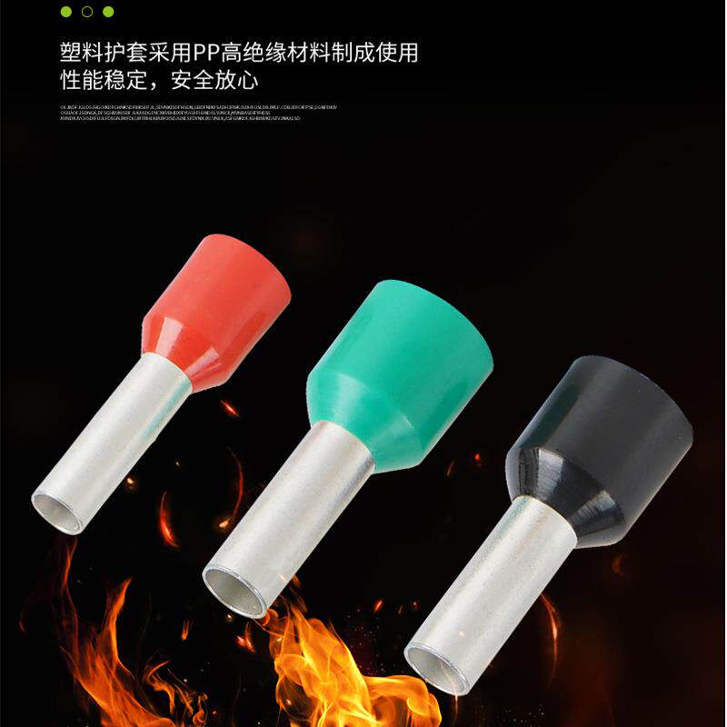 KF/KiS克爱斯管型绝缘接线端子E1008/VE0508针形预铜管欧式冷压线