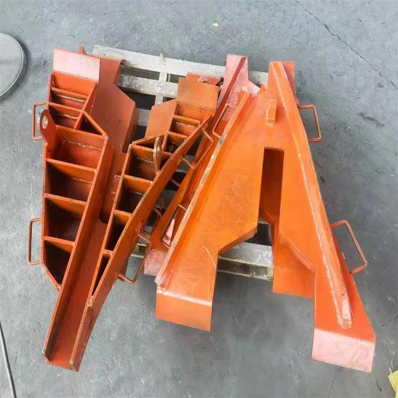 人字形矿用复轨器 铁路轨道外力牵引引导机车复位矿车脱轨复轨器