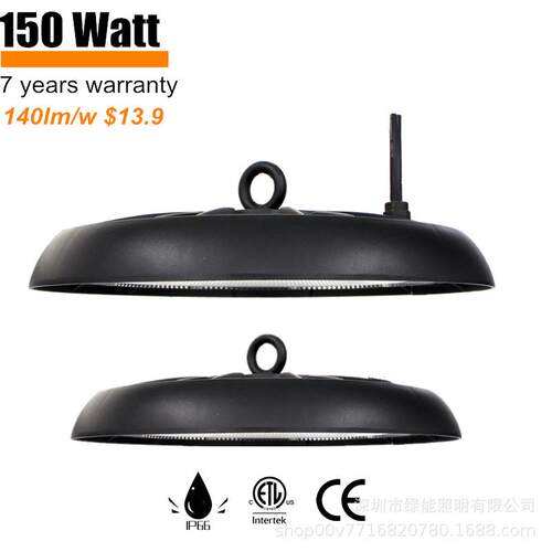新品SAA CE CB跨境爆款高光效私模UFO工矿灯厂房灯高流明足瓦150W