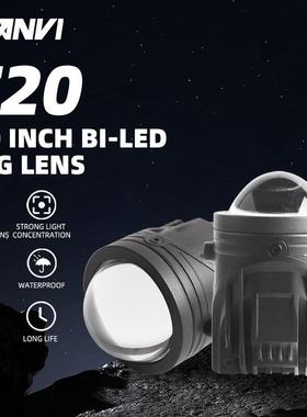 三为车灯SANVI高亮新款2寸35瓦40瓦6000K反射LED双光雾灯透镜