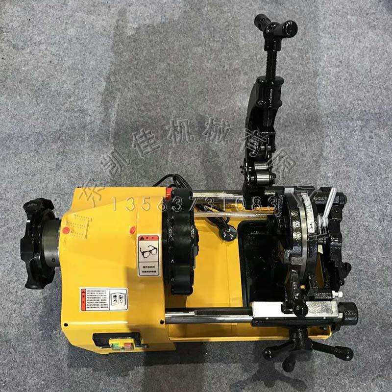 凯佳直供镀锌管圆钢套丝机小型电动切管套丝机套丝切管一体机