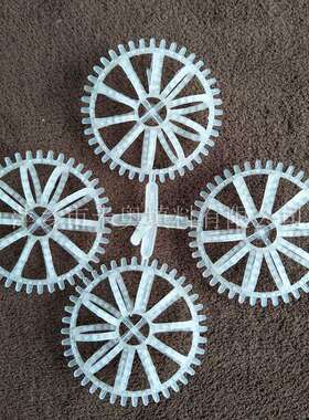 萍乡填料厂家 Φ79mmPVDF带刺花环 塑料花环直销