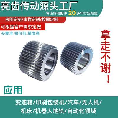 3模22孔22齿直研磨齿轮传动设备木工机械减速机齿轮齿条
