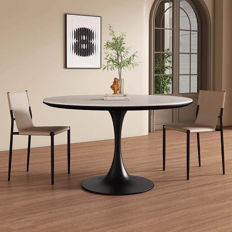 郁金香圆桌意式岩板圆形餐桌简约现代轻奢家用小户型饭桌洽谈桌椅,鲜花速递/花卉仿真/绿植园艺,割草机/草坪机,淘宝优惠券,粉丝福利购,淘宝优惠卷