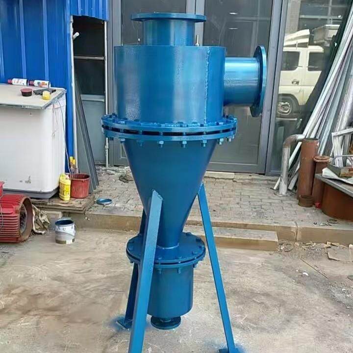 水源热泵旋流除砂器 可拆卸衬胶除污器 地下井水滴灌离心式过滤器