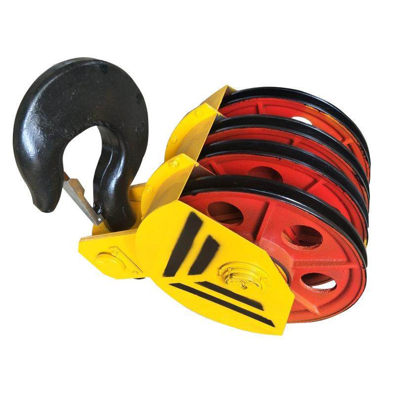 20吨行车吊钩总成全封半封双梁起重机滑轮吊钩电动葫芦挂钩