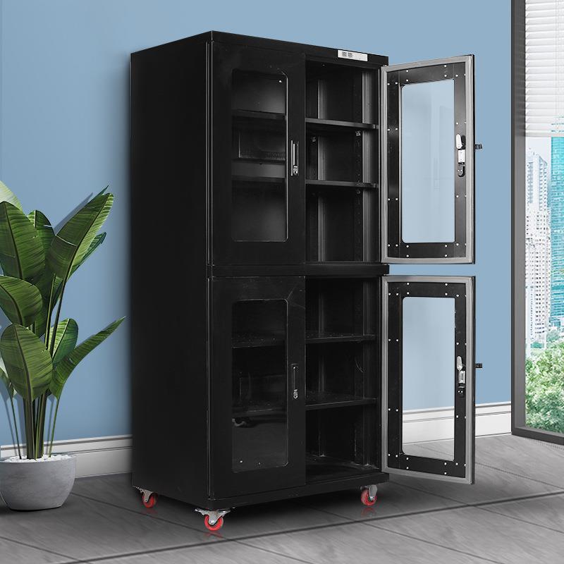 双色防潮柜工业电子设备干燥柜带轮精密仪器除湿柜元件芯片除湿柜