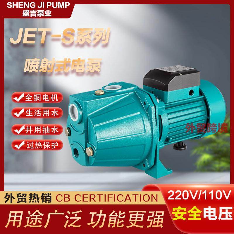 高扬程小型220v全自动喷射泵增压自吸泵家用自来水井水抽水机