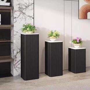 轻奢花架客厅摆件展示架盆景置物架柜子摆放架落地式花盆底座