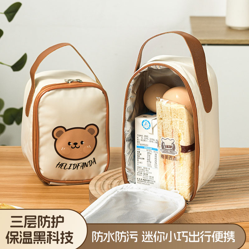 饭团保温袋早餐加厚铝箔手提日式便当包上班族便携带饭可爱手拎包