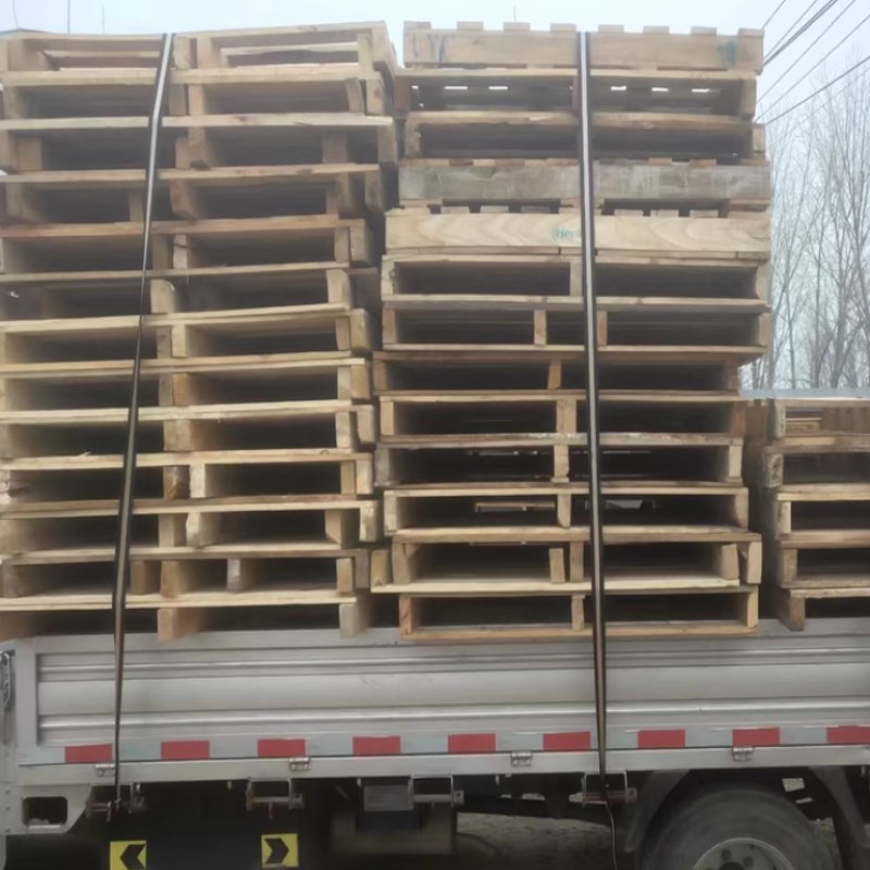 实木托盘加高出口胶合q工业栈卡板码头正方形仓库叉车定制木质卡