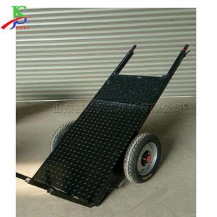 电动手推平板车 建筑工地使用电动工具车 电动拉货车 运送砖坯车