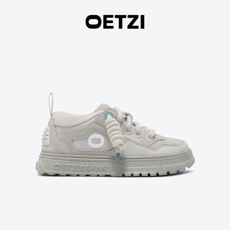 OETZI冰人奥兹丑萌鞋新款圆头平底低帮鞋男女休闲鞋百搭