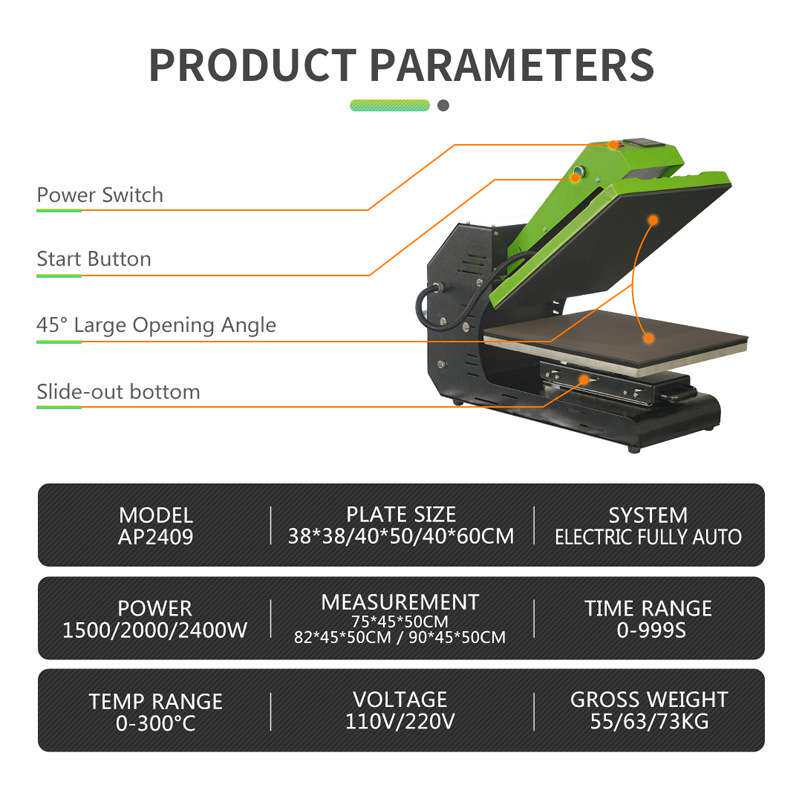 Heat Press Machine 16*24  Fully Auto Heat Press Machine