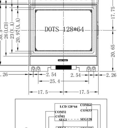 UC1701X 12864COG 小尺寸12864 出售液晶显示屏 拍前联系客服确认