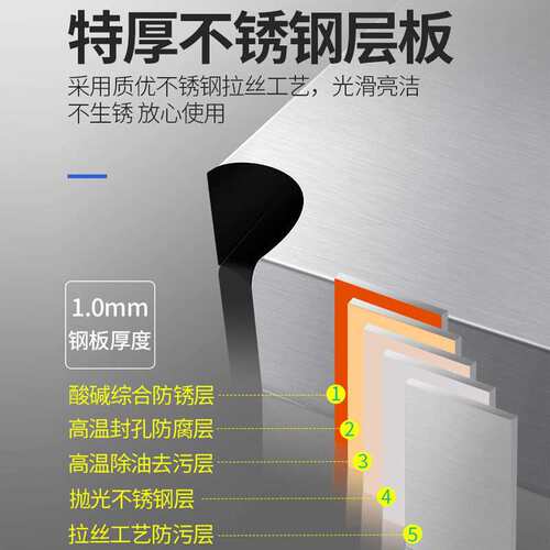 乐创 lecon 商用单拉门工作台1.2*0.6米厨房操作台不锈钢储物柜
