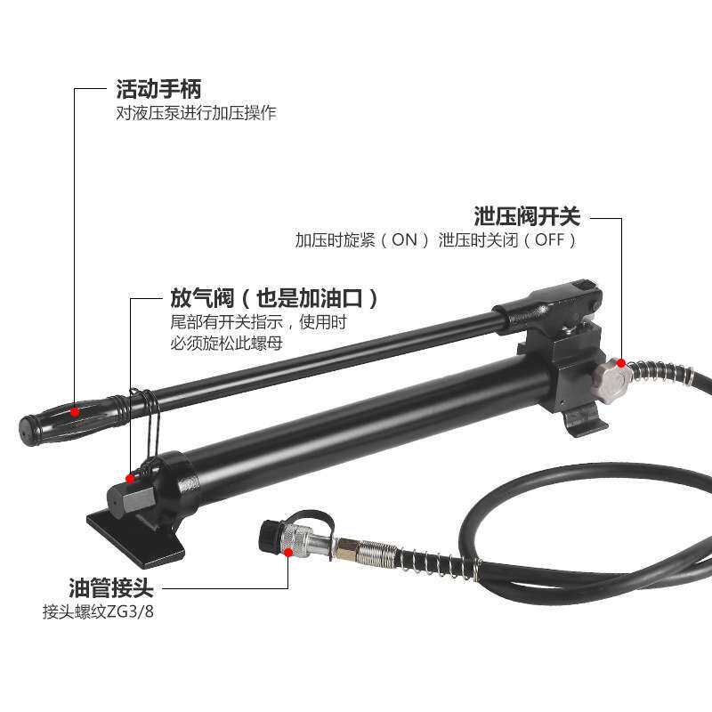 HP-700A手动液压泵 超高压手动泵 压力泵 液压站 精品高压泵